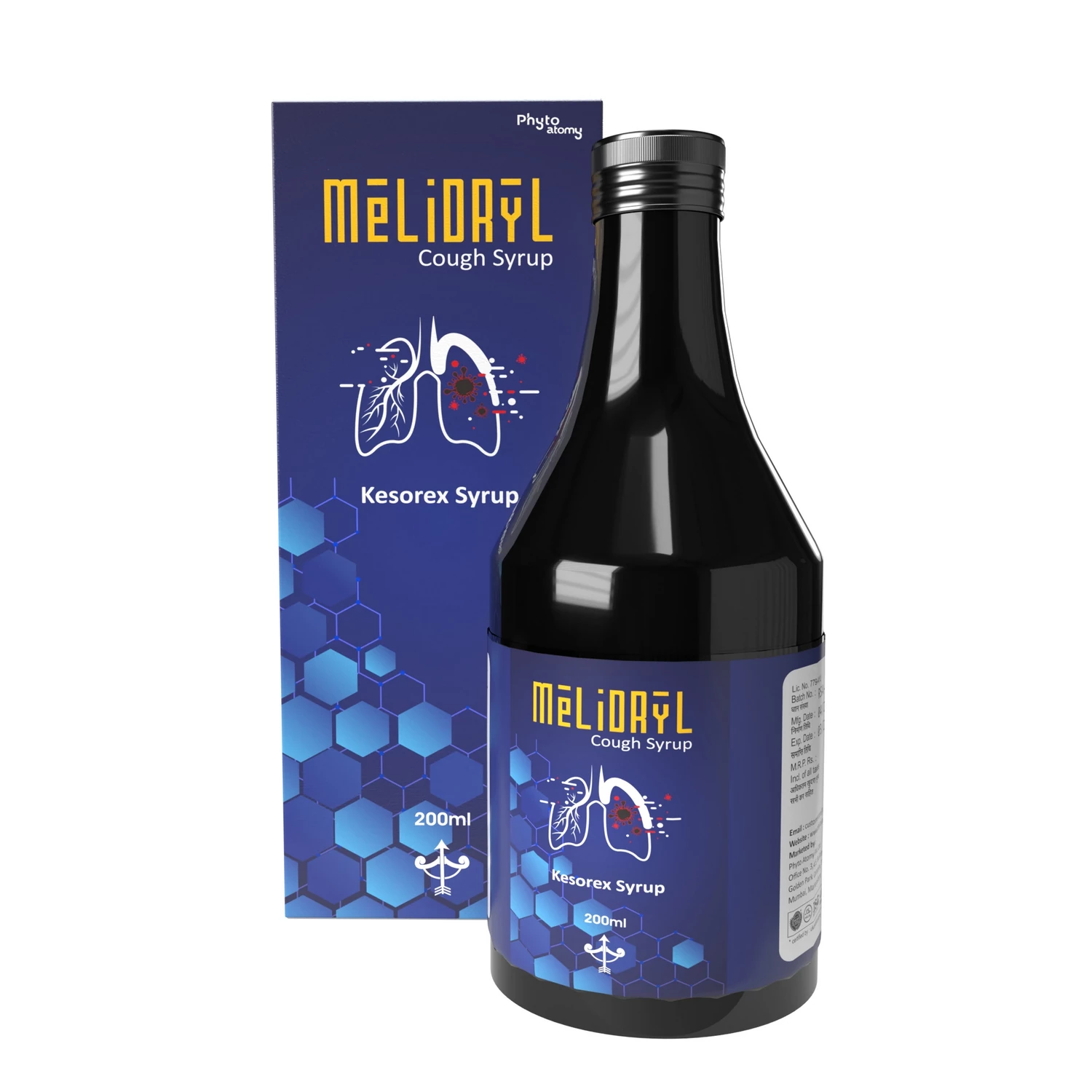 SCBV B2B Cough Syrup Melidryl (200 ml)- 48 Pcs.